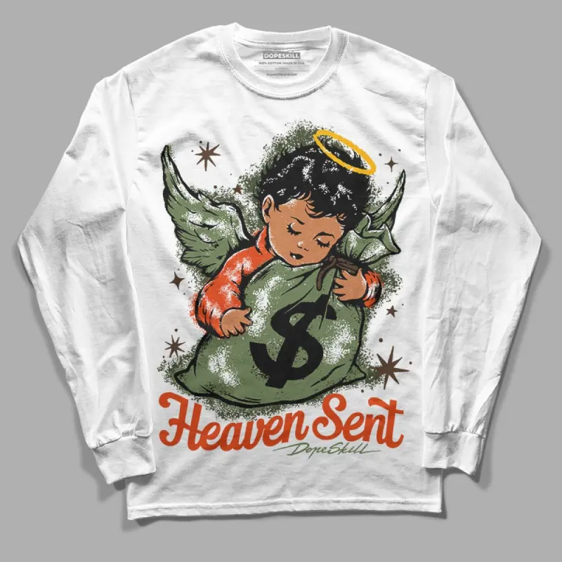 Olive Collection DopeSkill Long Sleeve T-Shirt Heaven Sent Graphic sold by DopeSkill