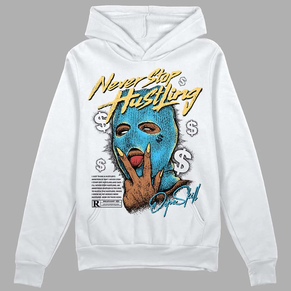 University Blue 13s DopeSkill Hoodie Sweatshirt Never Stop Hustling Graphic sold by DopeSkill product image thumbnail 2