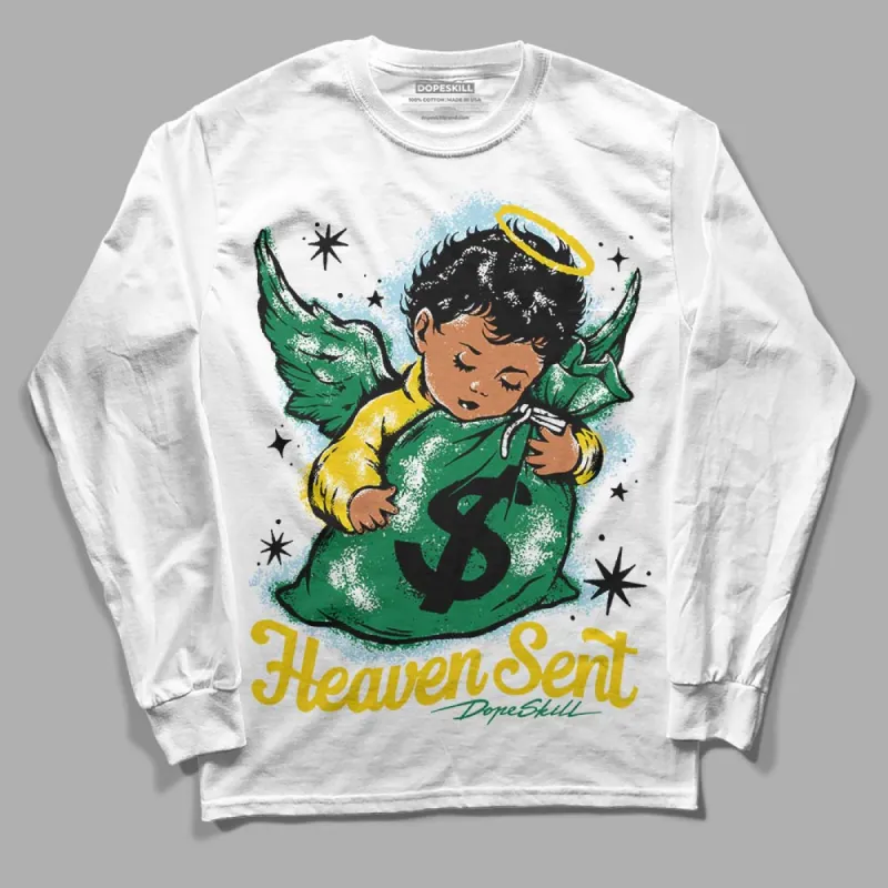 Lucky Green 5s DopeSkill Long Sleeve T-Shirt Heaven Sent Graphic sold by DopeSkill