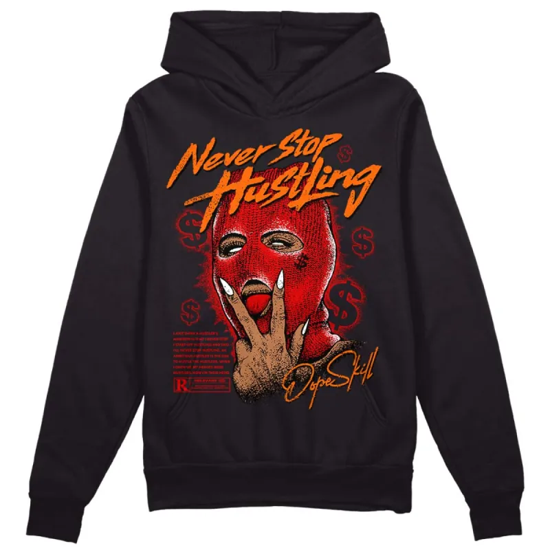 Satin Bred 1s DopeSkill Hoodie Sweatshirt Never Stop Hustling Graphic sold by DopeSkill