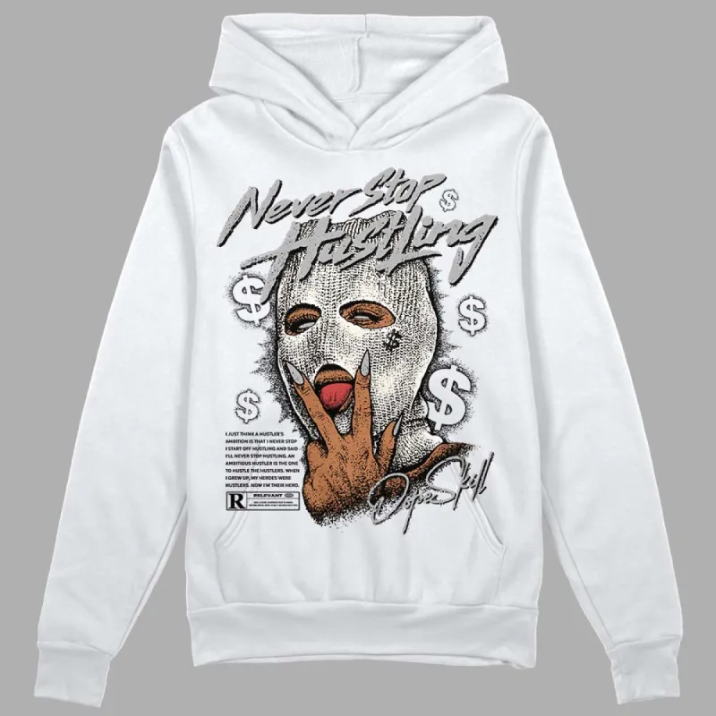 Off Noir 3s DopeSkill Hoodie Sweatshirt Never Stop Hustling Graphic sold by DopeSkill