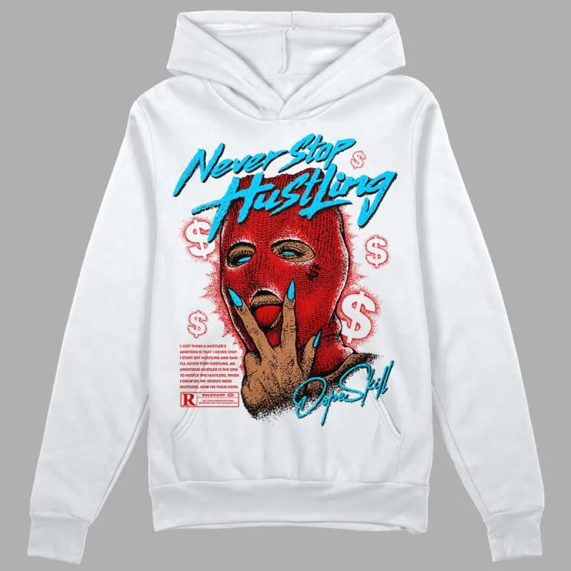 Gym Red 12s DopeSkill Hoodie Sweatshirt Never Stop Hustling Graphic sold by DopeSkill