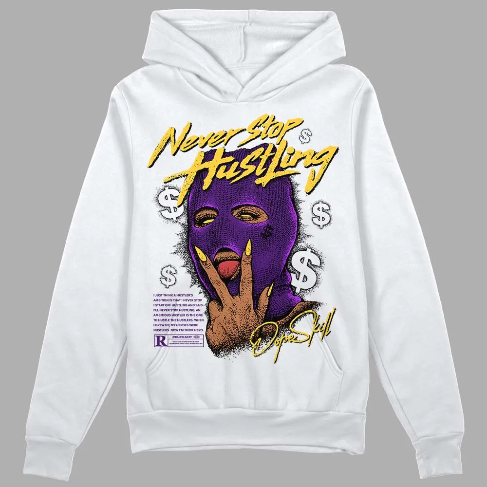 Field Purple 12s DopeSkill Hoodie Sweatshirt Never Stop Hustling Graphic sold by DopeSkill