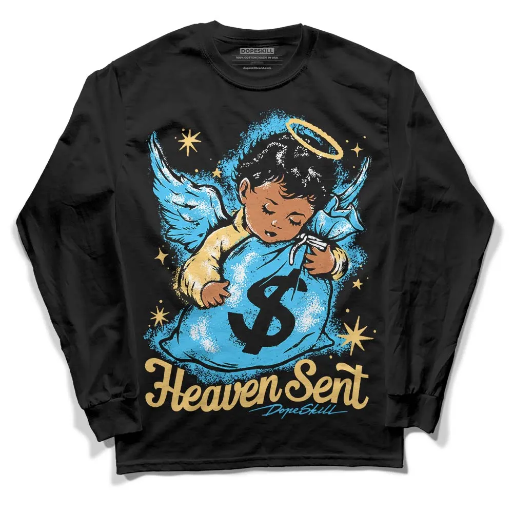 University Blue 13s DopeSkill Long Sleeve T-Shirt Heaven Sent Graphic sold by DopeSkill