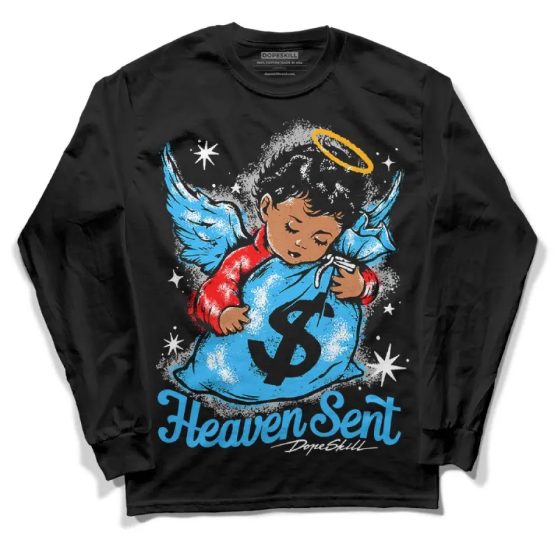 University Blue 2s DopeSkill Long Sleeve T-Shirt Heaven Sent Graphic sold by DopeSkill