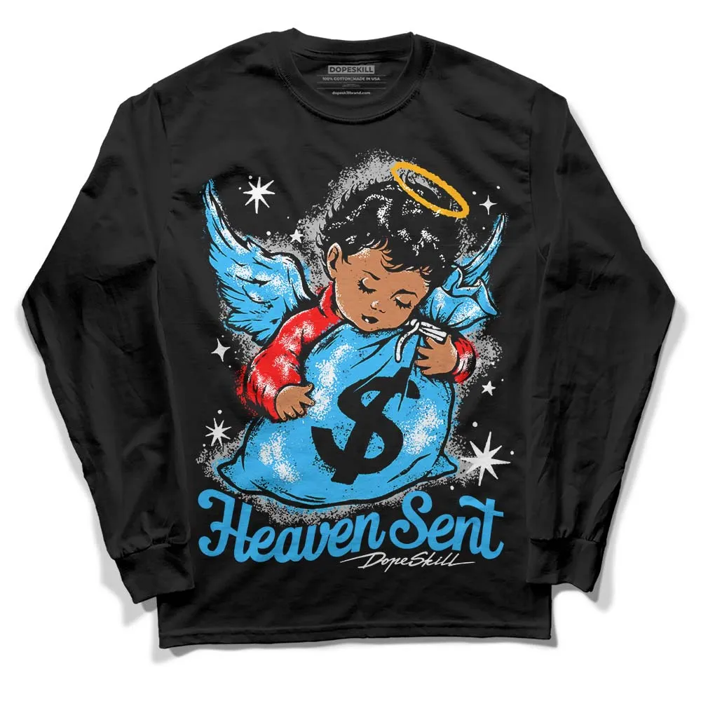 University Blue 2s DopeSkill Long Sleeve T-Shirt Heaven Sent Graphic sold by DopeSkill