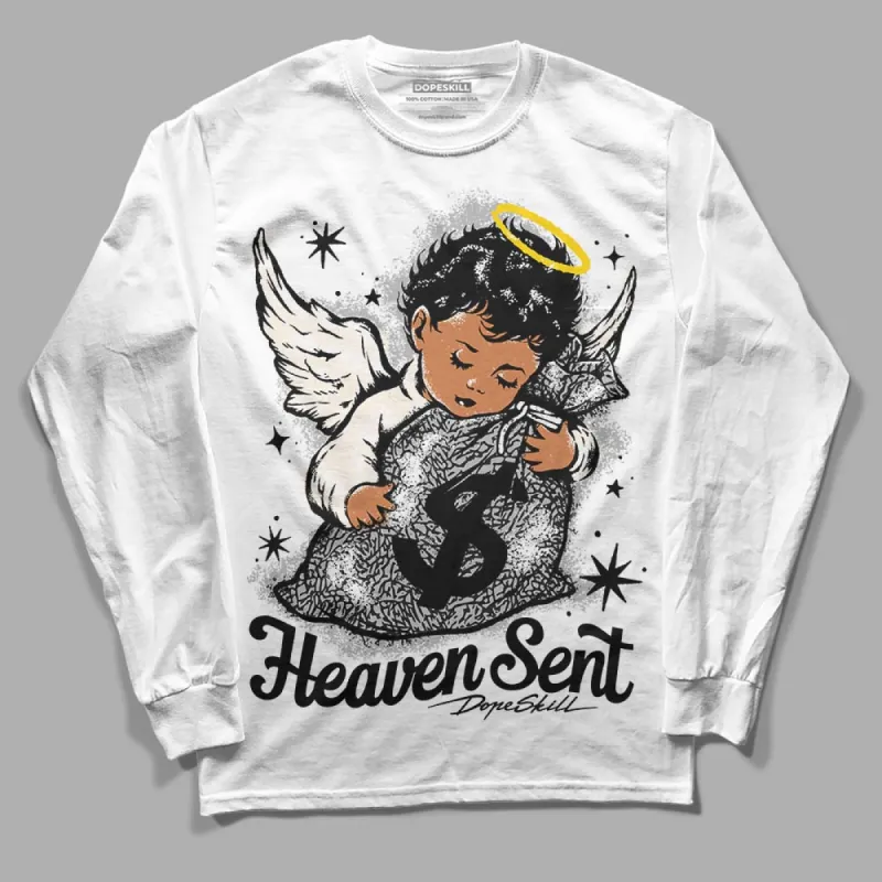 Off Noir 3s DopeSkill Long Sleeve T-Shirt Heaven Sent Graphic sold by DopeSkill