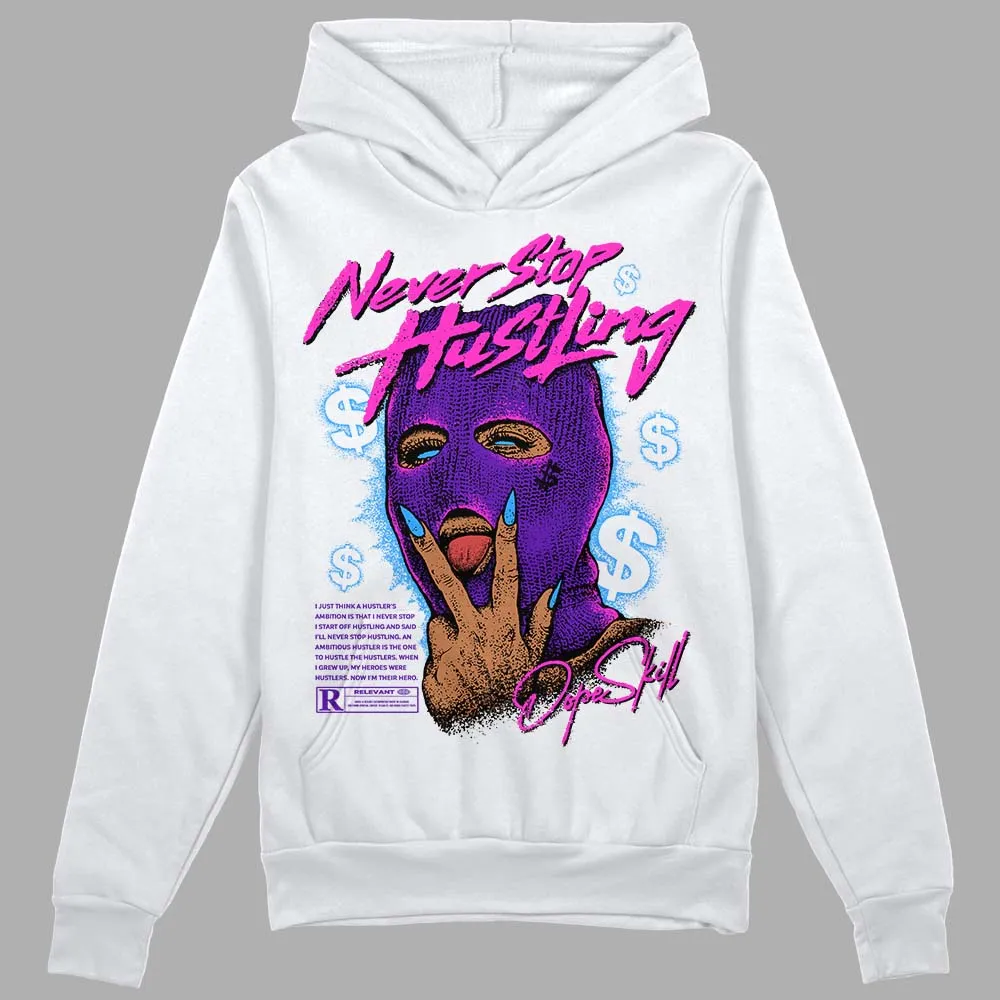 Court Purple 13s DopeSkill Hoodie Sweatshirt Never Stop Hustling Graphic sold by DopeSkill product image thumbnail 2