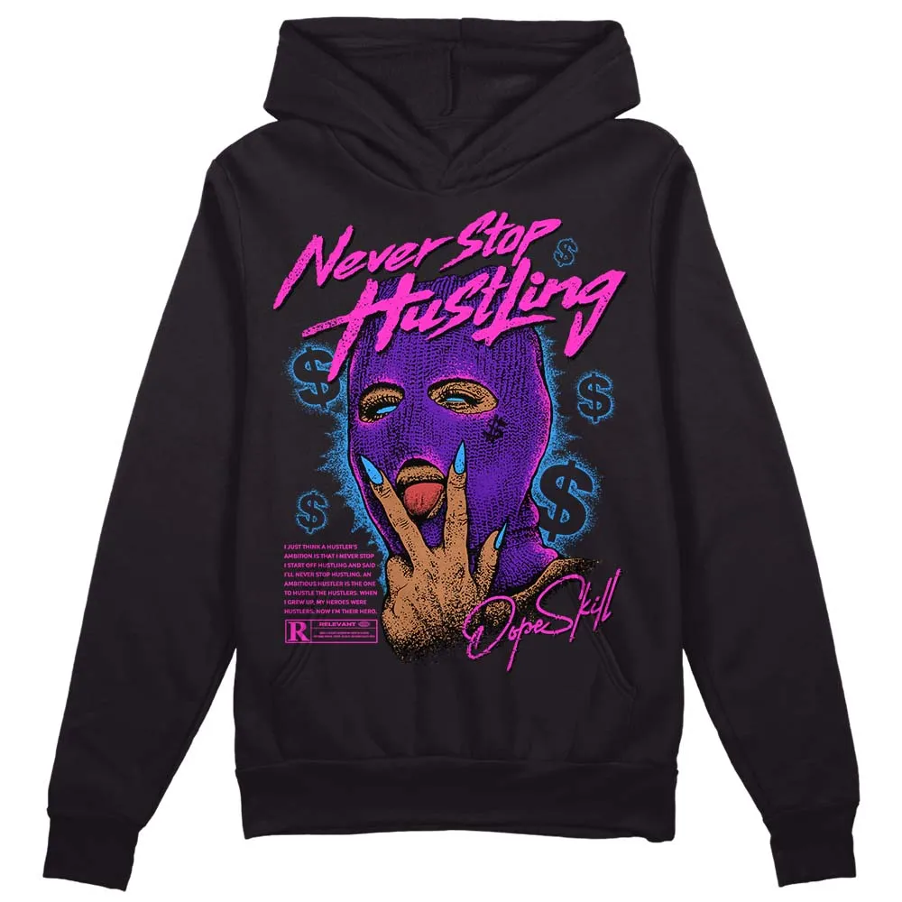 Court Purple 13s DopeSkill Hoodie Sweatshirt Never Stop Hustling Graphic sold by DopeSkill