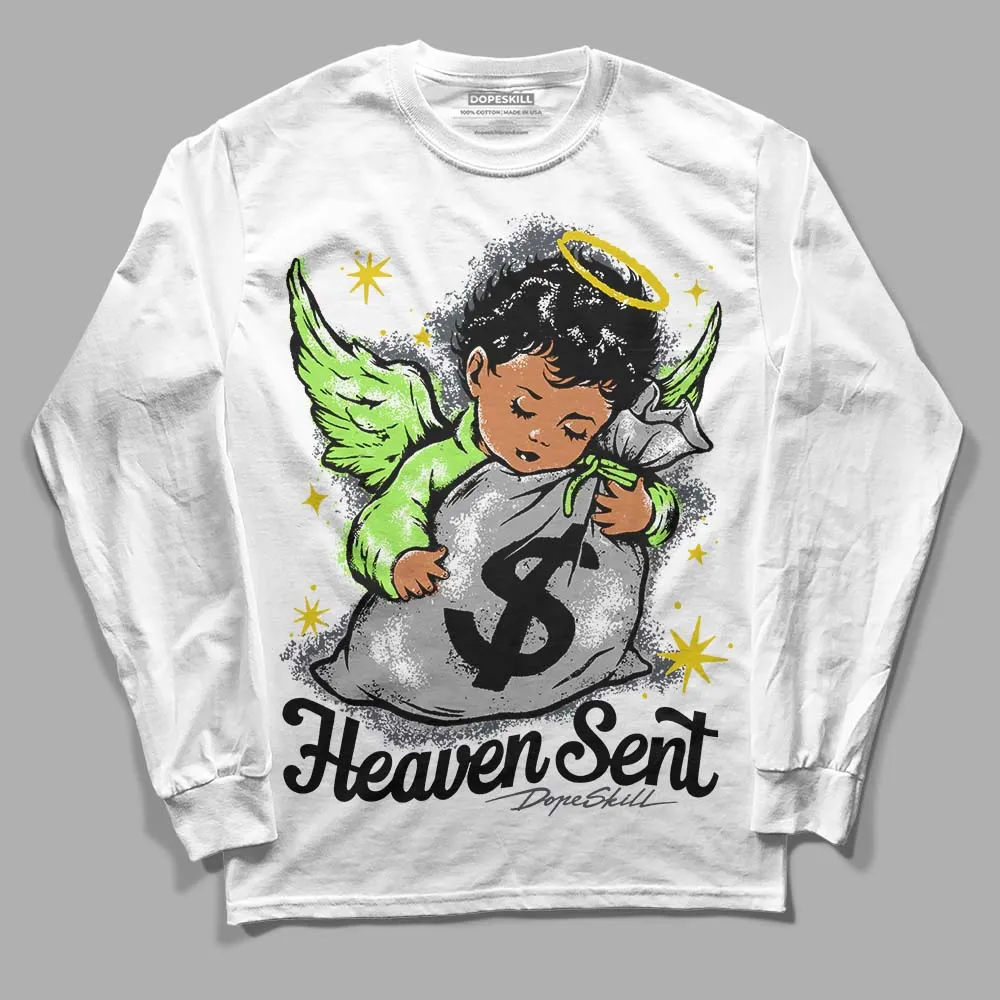 Green Bean 5s DopeSkill Long Sleeve T-Shirt Heaven Sent Graphic sold by DopeSkill product image thumbnail 2