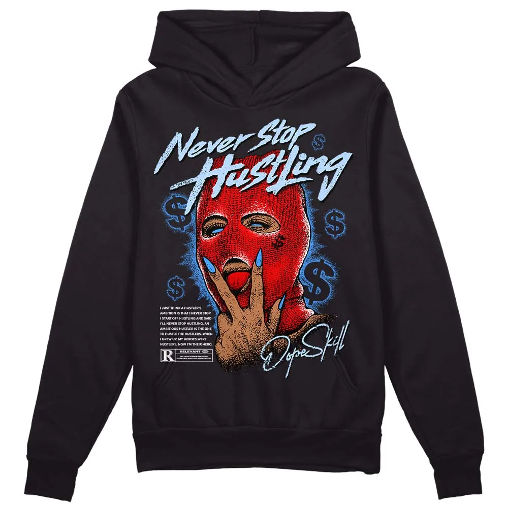 Cherry 11s DopeSkill Hoodie Sweatshirt Never Stop Hustling Graphic sold by DopeSkill product image thumbnail 2
