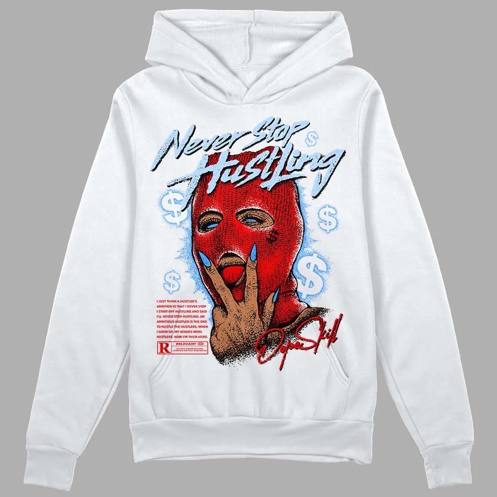Cherry 11s DopeSkill Hoodie Sweatshirt Never Stop Hustling Graphic sold by DopeSkill