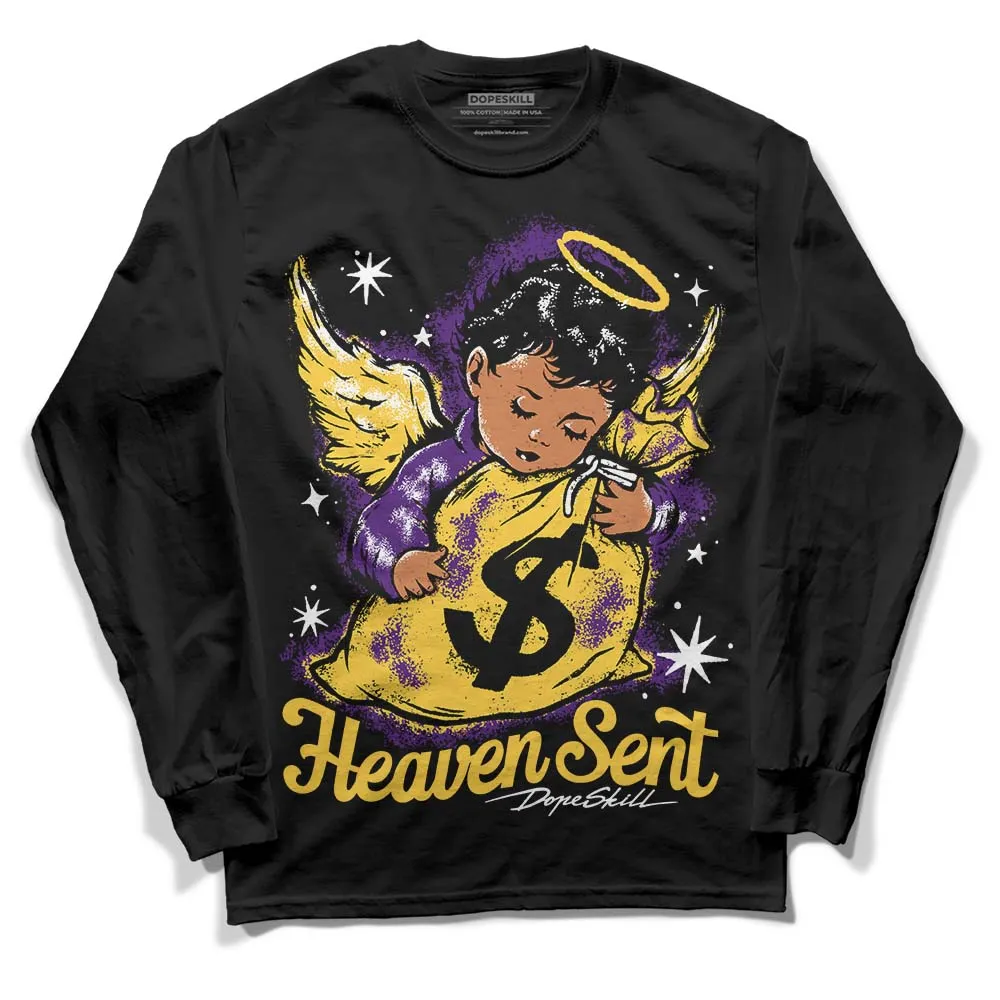 Field Purple 12s DopeSkill Long Sleeve T-Shirt Heaven Sent Graphic sold by DopeSkill product image thumbnail 2