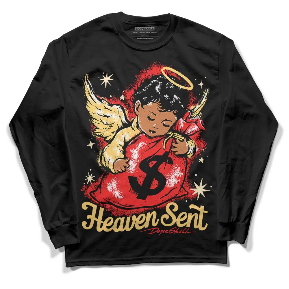 Dunk On Mars 5s DopeSkill Long Sleeve T-Shirt Heaven Sent Graphic sold by DopeSkill