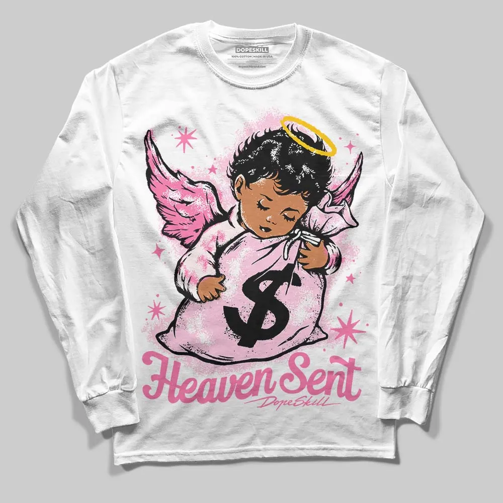 Dunk Pink Foam DopeSkill Long Sleeve T-Shirt Heaven Sent Graphic sold by DopeSkill product image thumbnail 2