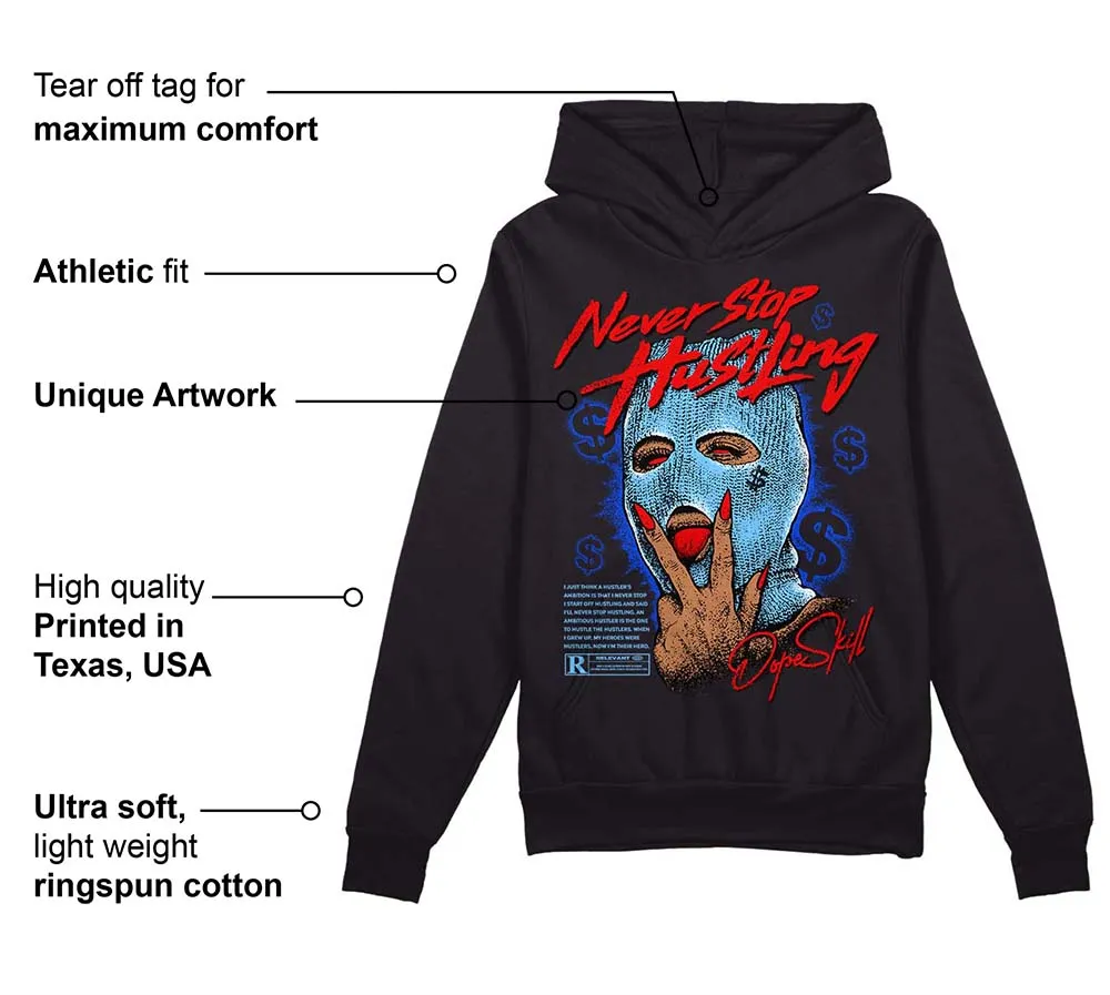 Cactus Jack 4s DopeSkill Hoodie Sweatshirt Never Stop Hustling Graphic sold by DopeSkill product image thumbnail 3