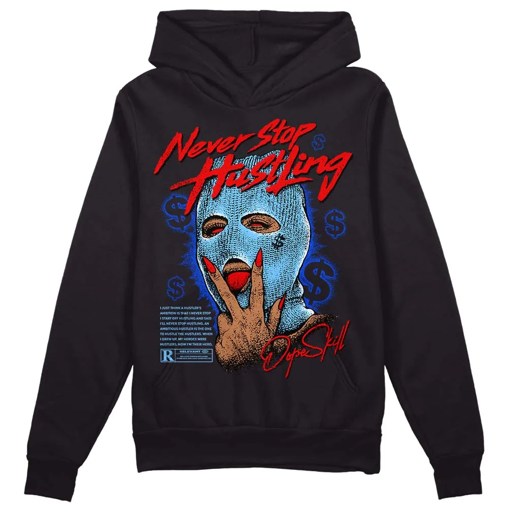 Cactus Jack 4s DopeSkill Hoodie Sweatshirt Never Stop Hustling Graphic sold by DopeSkill