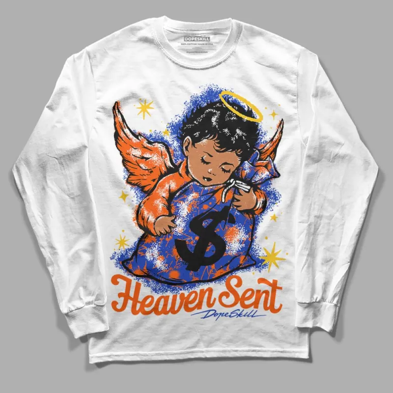 Dunk Futura Orange Blaze DopeSkill Long Sleeve T-Shirt Heaven Sent Graphic sold by DopeSkill