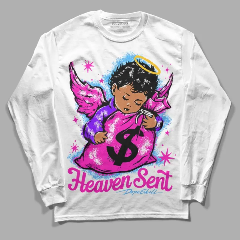 Dunk Active Fuchsia DopeSkill Long Sleeve T-Shirt Heaven Sent Graphic sold by DopeSkill
