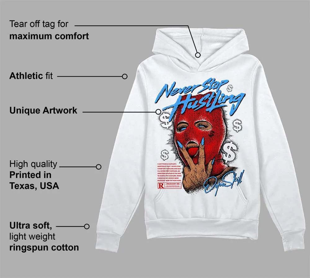 Black Toe 1s DopeSkill Hoodie Sweatshirt Never Stop Hustling Graphic sold by DopeSkill product image thumbnail 3