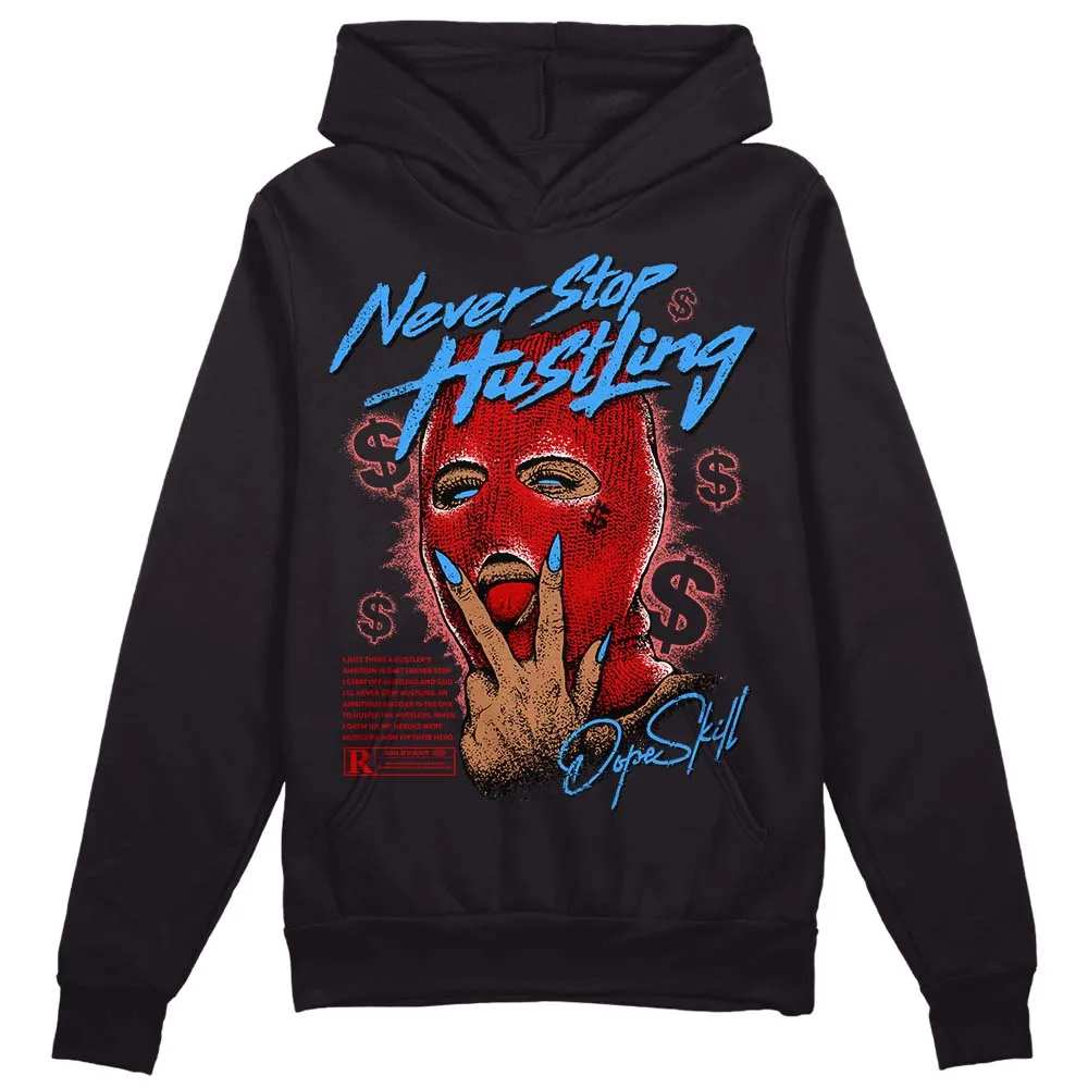 Black Toe 1s DopeSkill Hoodie Sweatshirt Never Stop Hustling Graphic sold by DopeSkill product image thumbnail 2