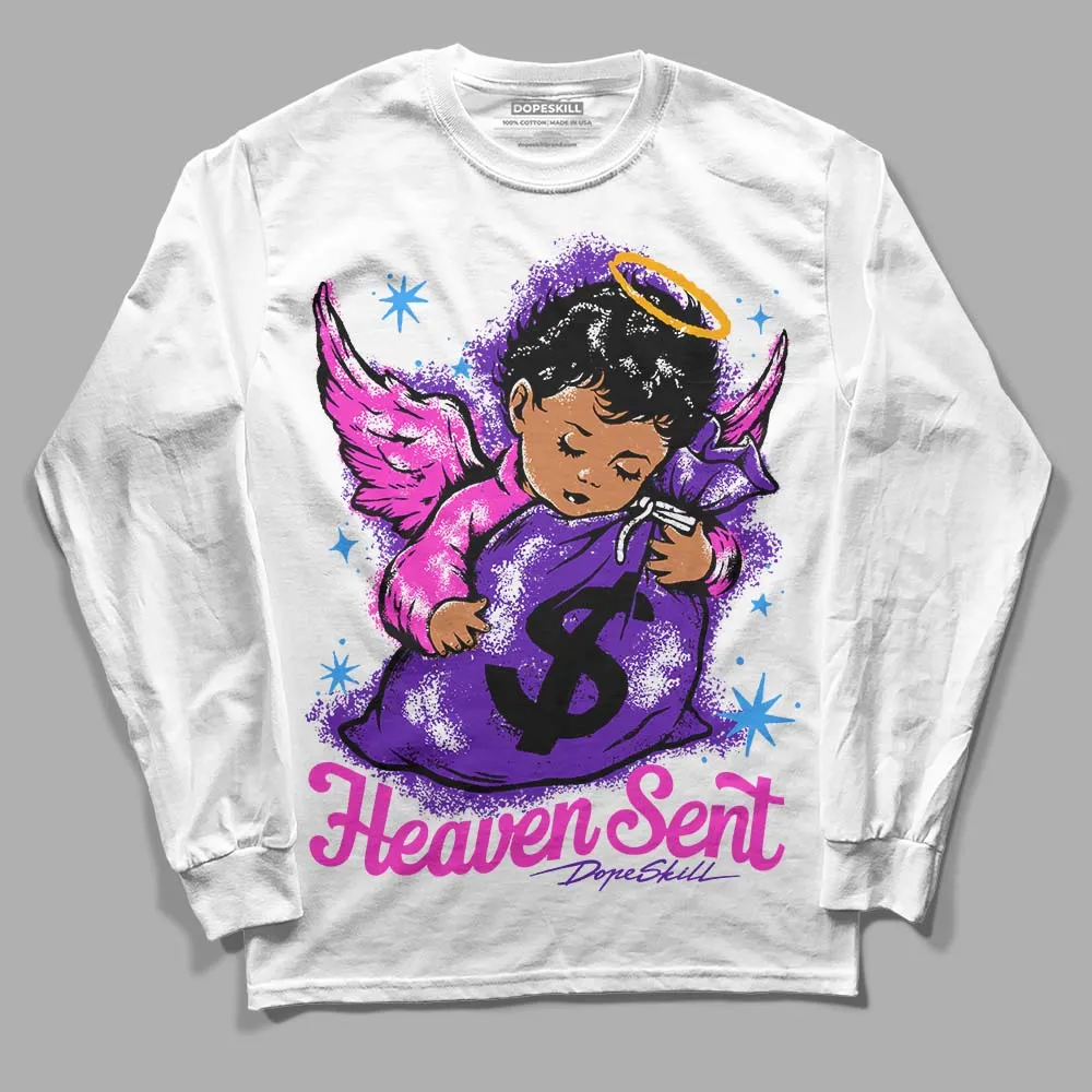 Court Purple 13s DopeSkill Long Sleeve T-Shirt Heaven Sent Graphic sold by DopeSkill product image thumbnail 2