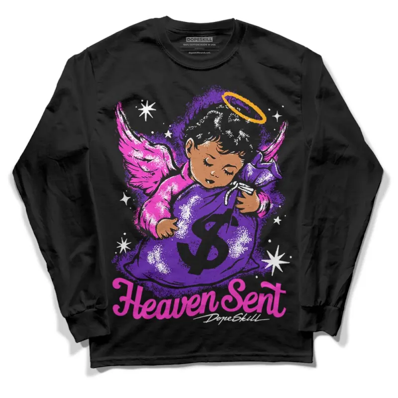 Court Purple 13s DopeSkill Long Sleeve T-Shirt Heaven Sent Graphic sold by DopeSkill
