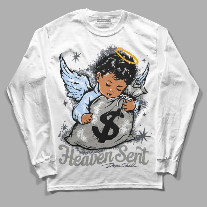 Cool Grey 11s DopeSkill Long Sleeve T-Shirt Heaven Sent Graphic sold by DopeSkill