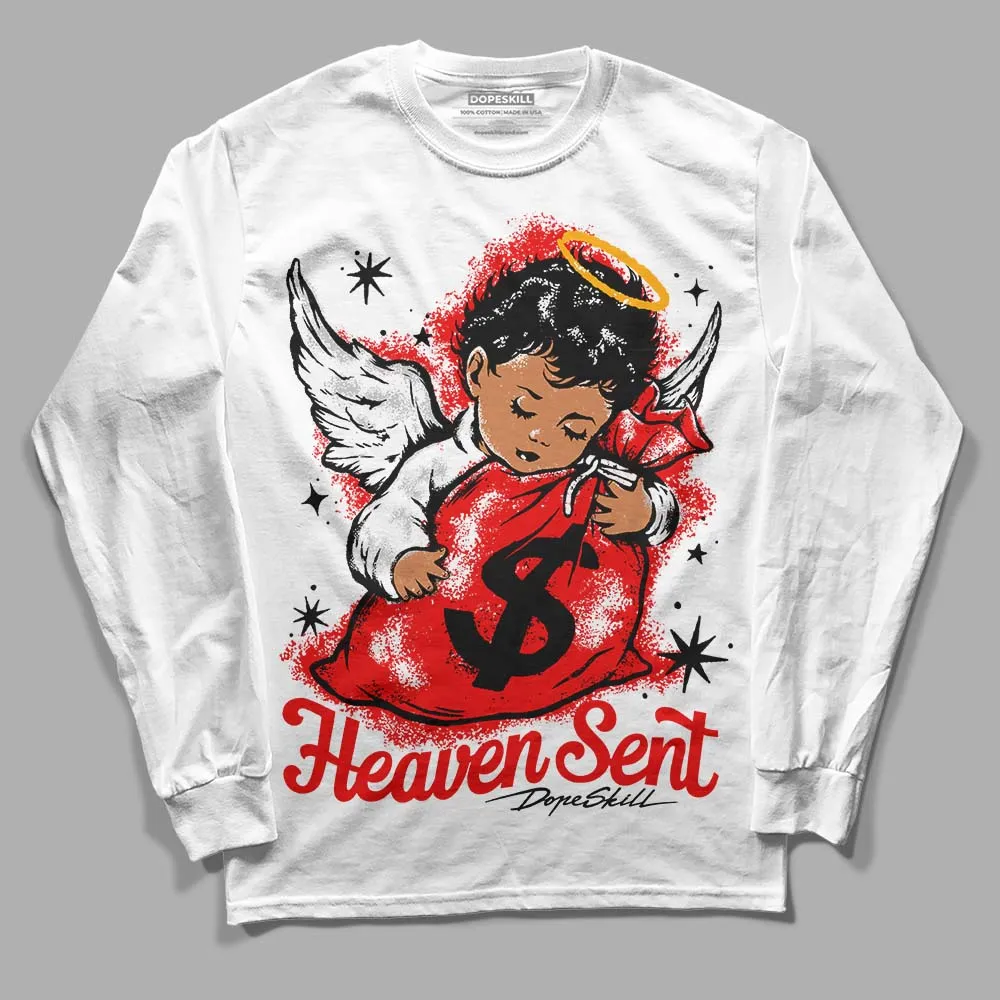 Cherry 12s DopeSkill Long Sleeve T-Shirt Heaven Sent Graphic sold by DopeSkill