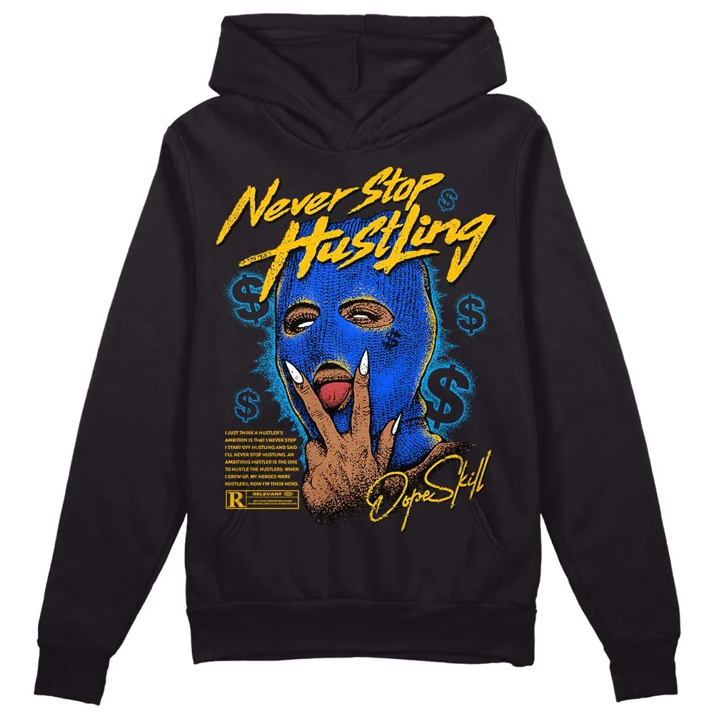 Royal Blue Collection DopeSkill Hoodie Sweatshirt Never Stop Hustling Graphic sold by DopeSkill product image thumbnail 2