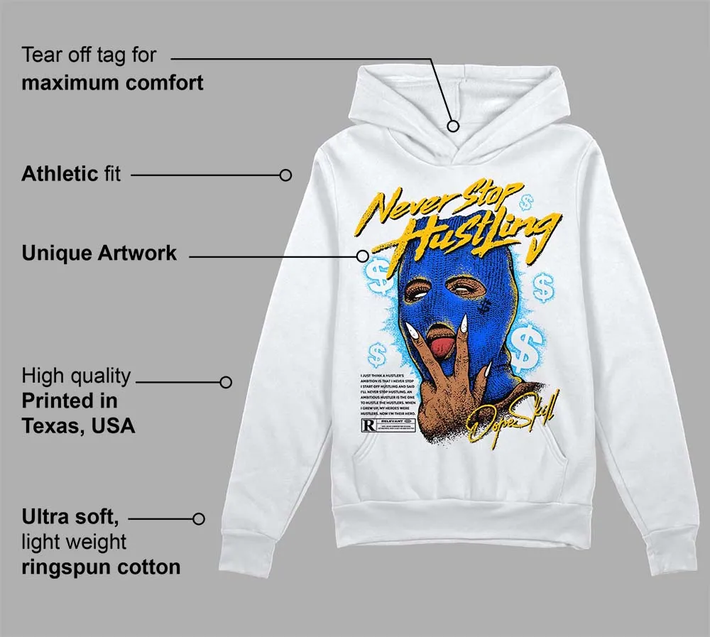 Royal Blue Collection DopeSkill Hoodie Sweatshirt Never Stop Hustling Graphic sold by DopeSkill product image thumbnail 3