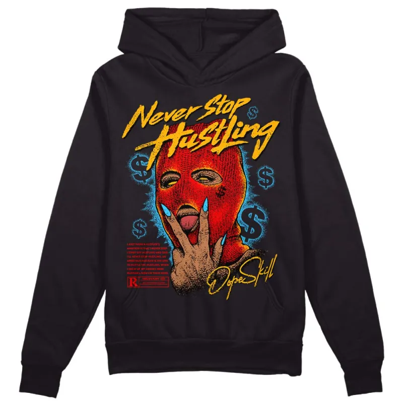 Red Collection DopeSkill Hoodie Sweatshirt Never Stop Hustling Graphic sold by DopeSkill