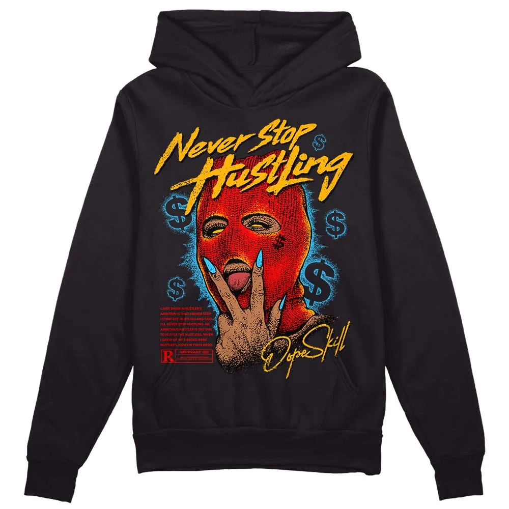 Red Collection DopeSkill Hoodie Sweatshirt Never Stop Hustling Graphic sold by DopeSkill