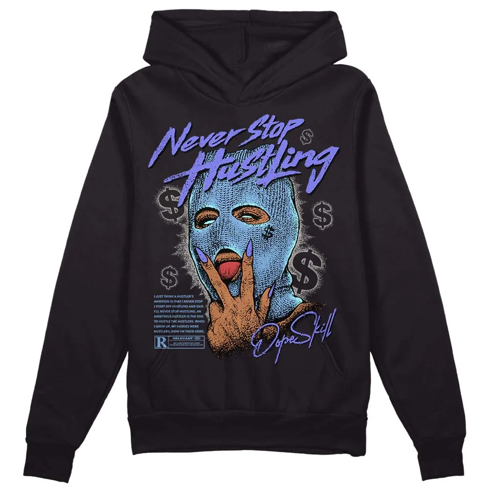 University Blue Collection DopeSkill Hoodie Sweatshirt Never Stop Hustling Graphic sold by DopeSkill product image thumbnail 2