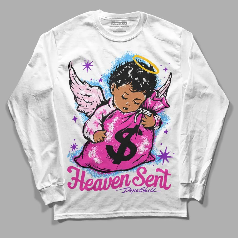 Pink Collection DopeSkill Long Sleeve T-Shirt Heaven Sent Graphic sold by DopeSkill