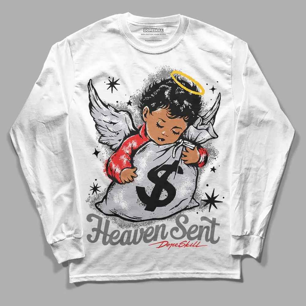 Grey Collection DopeSkill Long Sleeve T-Shirt Heaven Sent Graphic sold by DopeSkill
