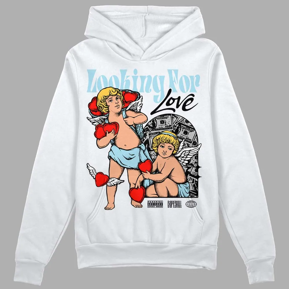 Blue Grey 13s DopeSkill Hoodie Sweatshirt Looking For Love Graphic sold by DopeSkill