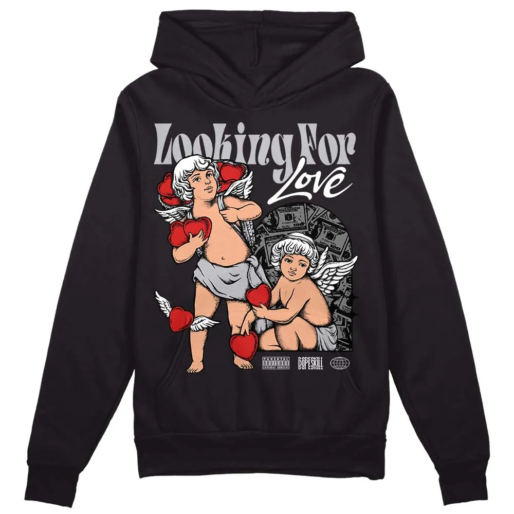 Wolf Grey 13s DopeSkill Hoodie Sweatshirt Looking For Love Graphic sold by DopeSkill product image thumbnail 2