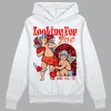 White Infrared 7s DopeSkill Hoodie Sweatshirt Looking For Love Graphic sold by DopeSkill