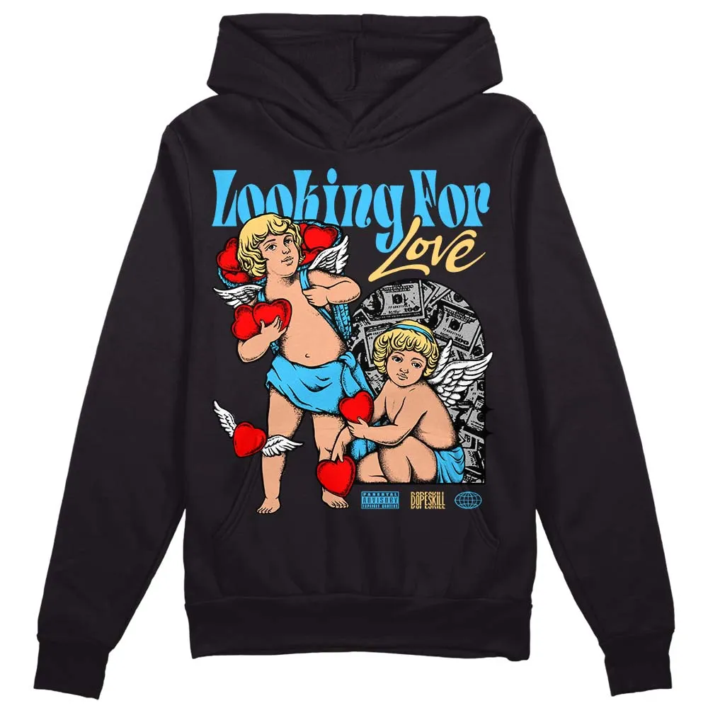 University Blue 13s DopeSkill Hoodie Sweatshirt Looking For Love Graphic sold by DopeSkill