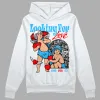 University Blue 2s DopeSkill Hoodie Sweatshirt Looking For Love Graphic sold by DopeSkill