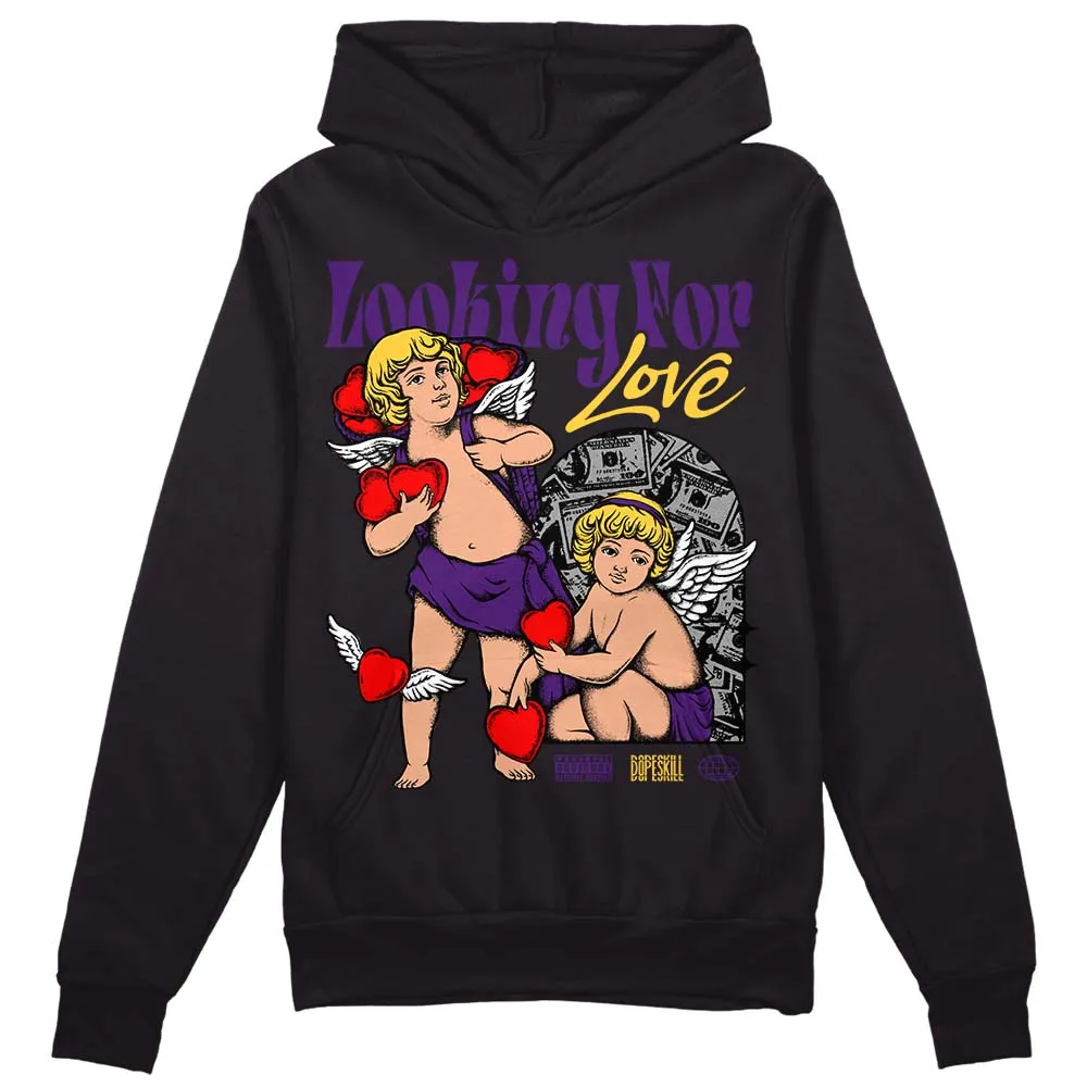 Field Purple 12s DopeSkill Hoodie Sweatshirt Looking For Love Graphic sold by DopeSkill product image thumbnail 2