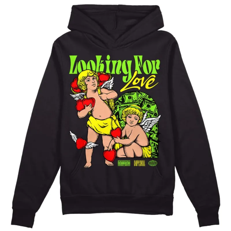 Neon Green Collection DopeSkill Hoodie Sweatshirt Looking For Love Graphic sold by DopeSkill