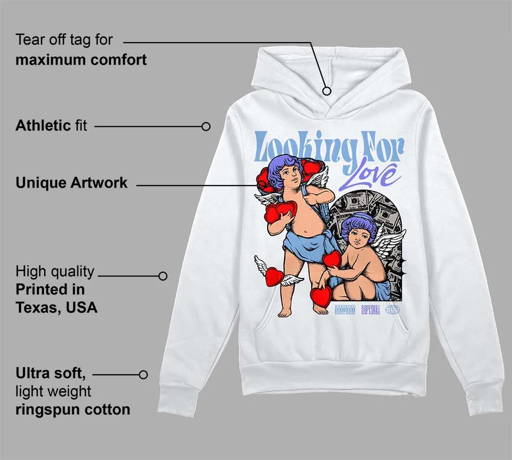 University Blue Collection DopeSkill Hoodie Sweatshirt Looking For Love Graphic sold by DopeSkill product image thumbnail 3