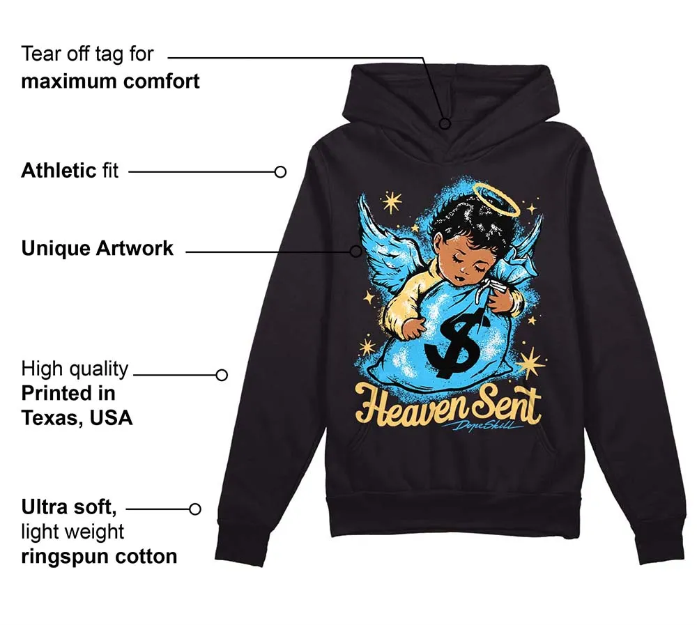 University Blue 13s DopeSkill Hoodie Sweatshirt Heaven Sent Graphic sold by DopeSkill product image thumbnail 3