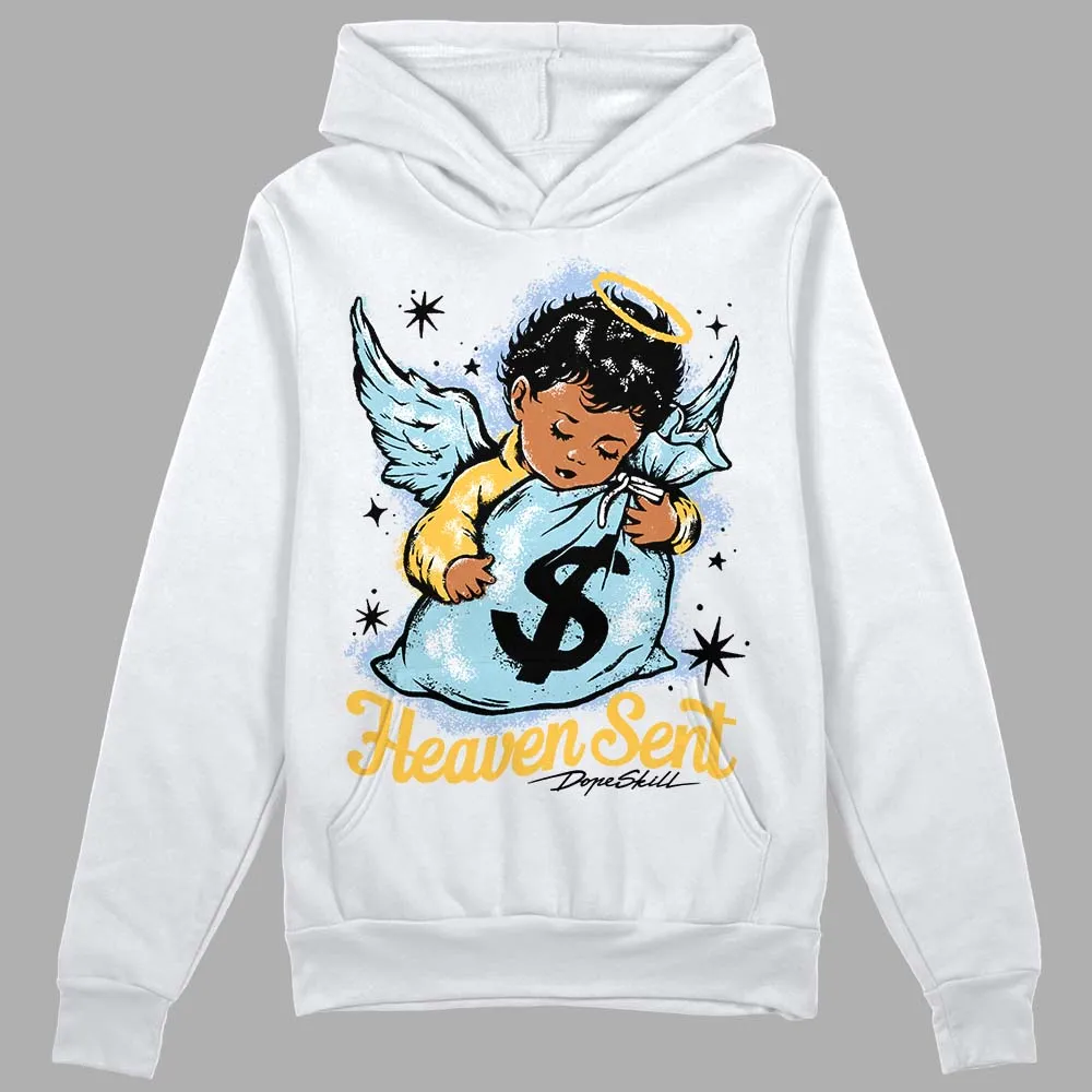 Blue Grey 13s DopeSkill Hoodie Sweatshirt Heaven Sent Graphic sold by DopeSkill