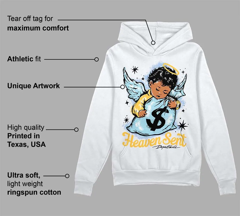 Blue Grey 13s DopeSkill Hoodie Sweatshirt Heaven Sent Graphic sold by DopeSkill product image thumbnail 3