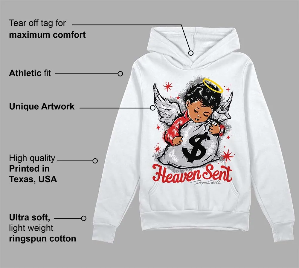 Wolf Grey 13s DopeSkill Hoodie Sweatshirt Heaven Sent Graphic sold by DopeSkill product image thumbnail 3