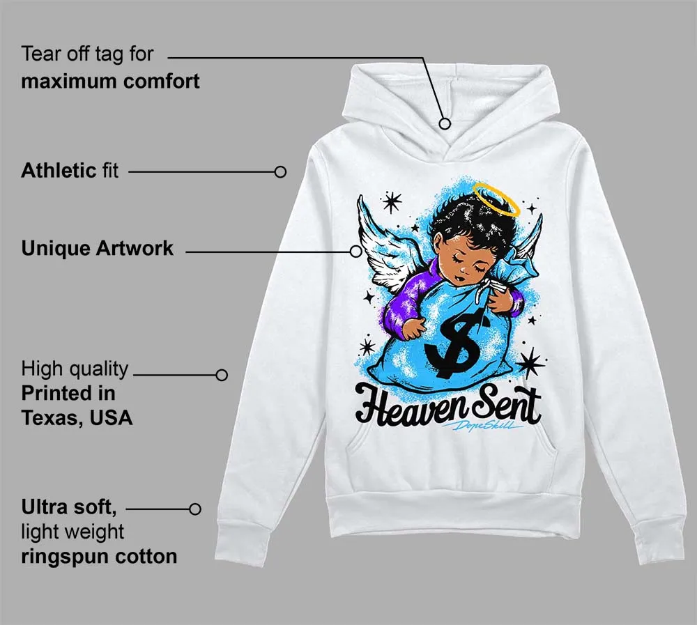 University Blue Toe 1s DopeSkill Hoodie Sweatshirt Heaven Sent Graphic sold by DopeSkill product image thumbnail 3