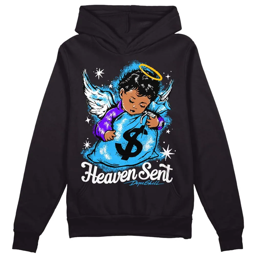 University Blue Toe 1s DopeSkill Hoodie Sweatshirt Heaven Sent Graphic sold by DopeSkill product image thumbnail 2